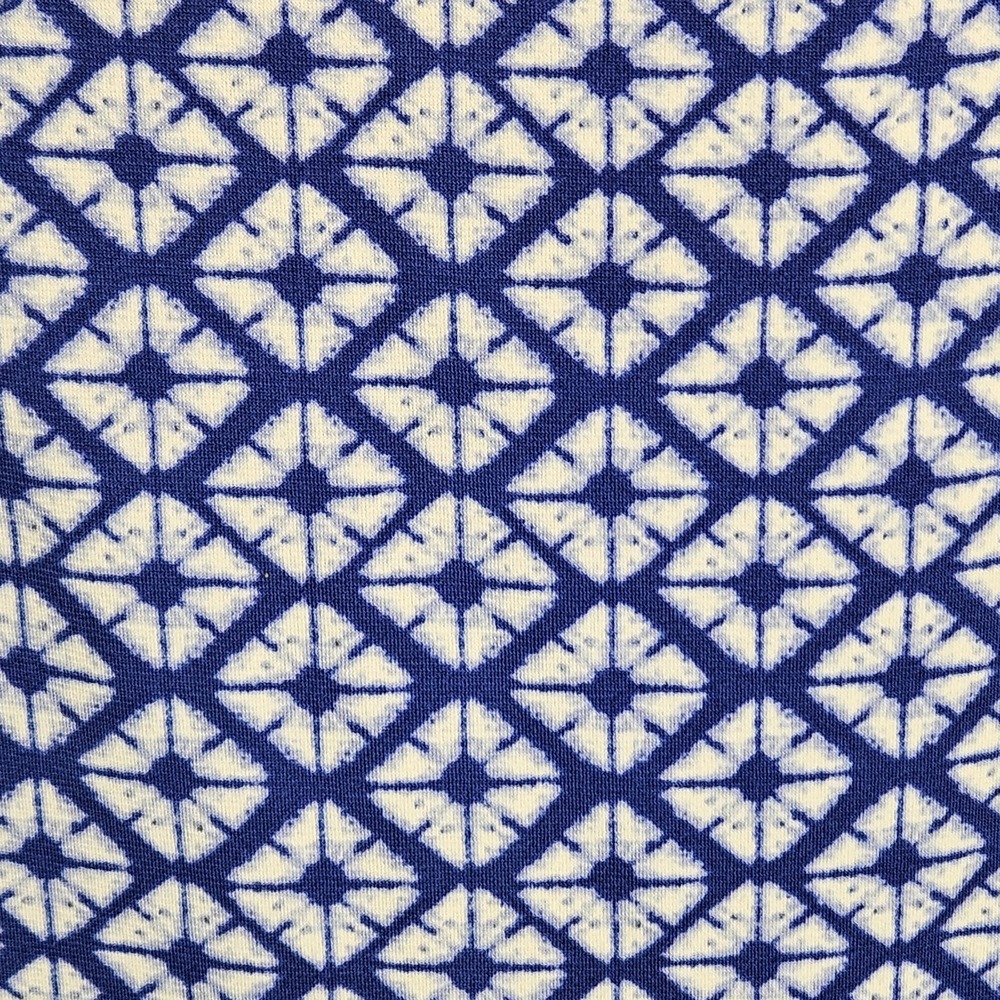 Banana Republic Blue & White Geometric Blouson Keyhole Halter Mini Dress Size XS - Picture 5 of 8